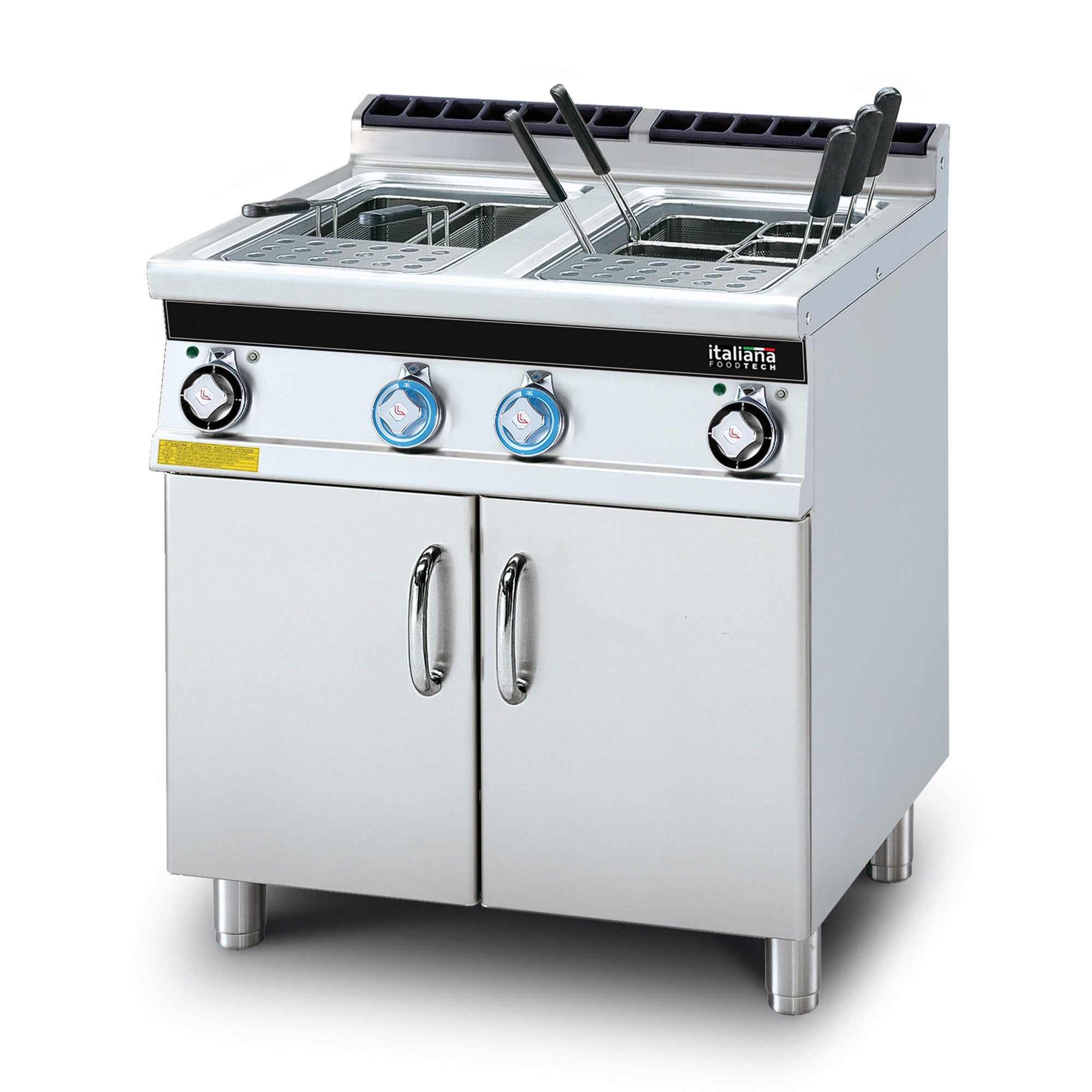 7+7 Gal. Electric Pasta Cooker – Italiana FoodTech