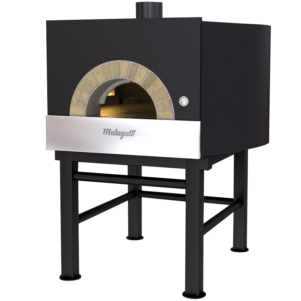 Malagutti Milano Fired Oven with a dark grey finish.