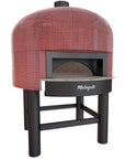 Napoli fired oven with a red tiled finish.