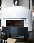 A Napoli Fired oven with a clean and pure white finish.