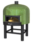 Napoli fired oven with a green tiled finish.