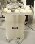 Finished dough balls made by the Roundi Dough Rounder.