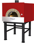 Malagutti Milano Fired Oven with a red finish.